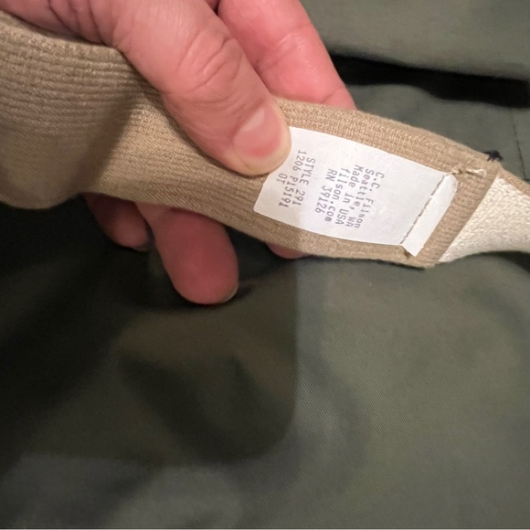 Filson 291 Rugged Twill Check-In Two Wheeled Rolling Suitcase - Otter Green - Picture 11 of 11